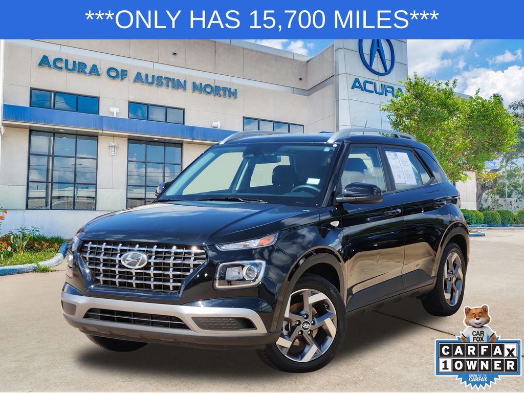 Onyx Black 2024 Hyundai Venue SUV / Crossover Front-Wheel Drive Continuously Variable Transmission