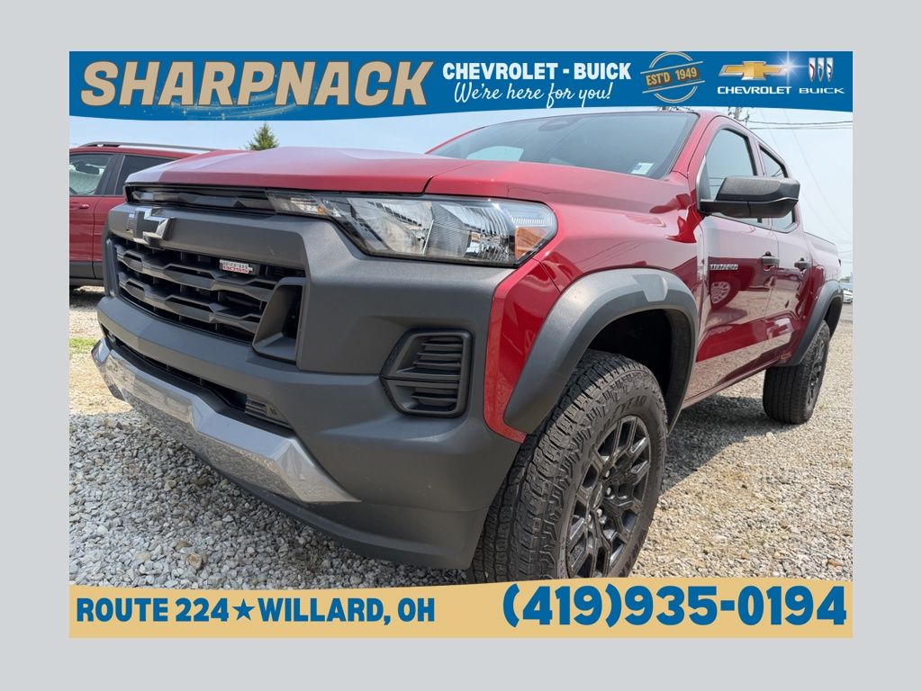 Radiant Red Tintcoat 2024 Chevrolet Colorado Pickup Truck Four-Wheel Drive 8-Speed Automatic