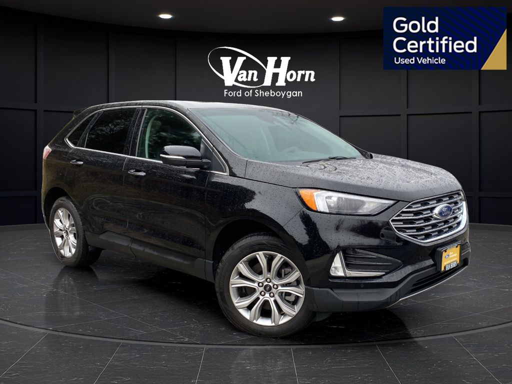 Agate Black Metallic 2024 Ford Edge SUV / Crossover All-Wheel Drive 8-Speed Automatic