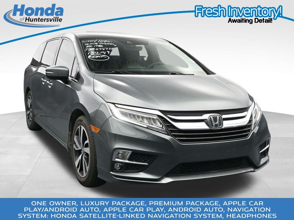 Forest Mist Metallic 2018 Honda Odyssey Touring Elite FWD Minivan Front-Wheel Drive Automatic