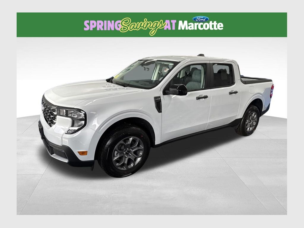 Space White Metallic 2026 Ford Maverick XLT SuperCrew AWD Pickup Truck All-Wheel Drive Continuously Variable Transmission