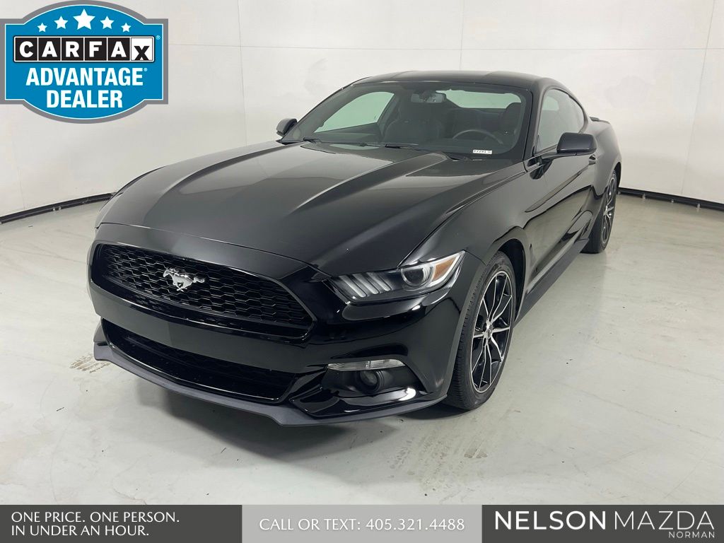 Shadow Black 2017 Ford Mustang Coupe Rear-Wheel Drive 6-Speed Automatic