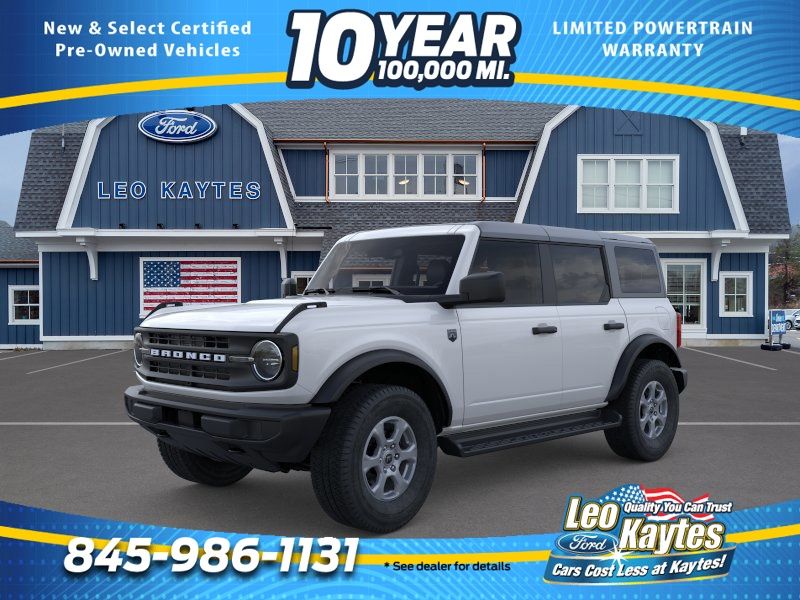 Oxford White 2026 Ford Bronco Big Bend 4-Door 4WD SUV / Crossover Four-Wheel Drive Automatic