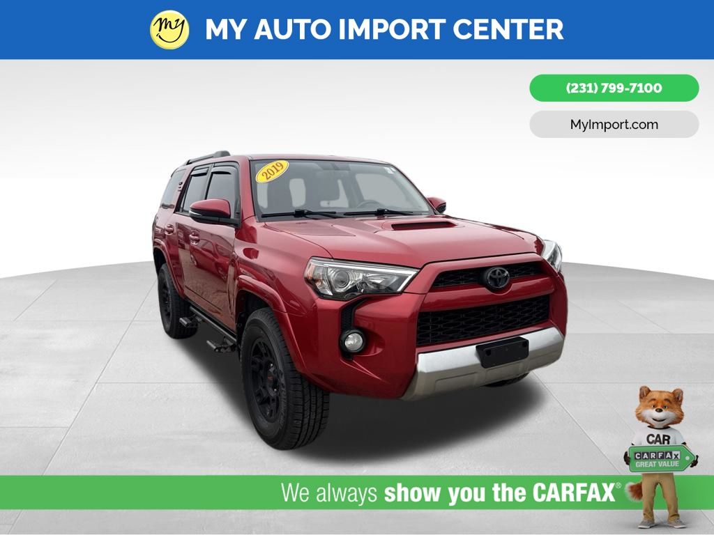 Barcelona Red Metallic 2019 Toyota 4Runner SUV / Crossover Four-Wheel Drive 5-Speed Automatic Overdrive