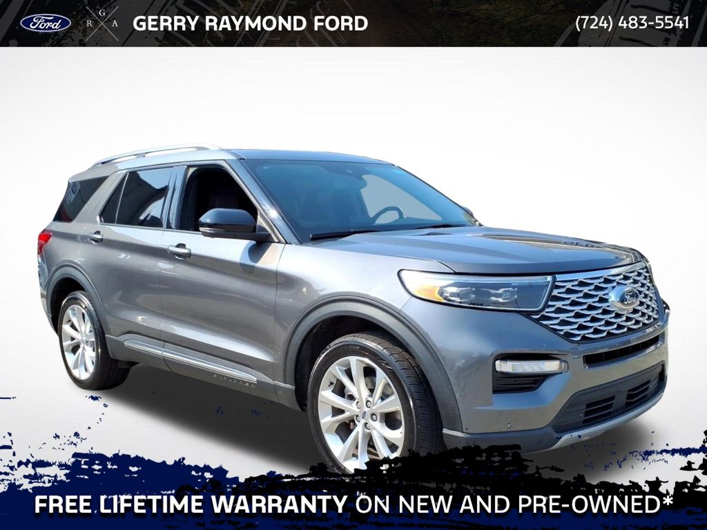 Gray Metallic 2023 Ford Explorer SUV / Crossover All-Wheel Drive Automatic