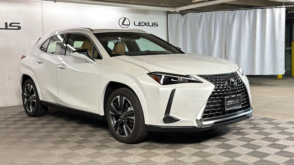 White 2025 Lexus UX Hybrid 300h Premium AWD SUV / Crossover All-Wheel Drive Continuously Variable Transmission