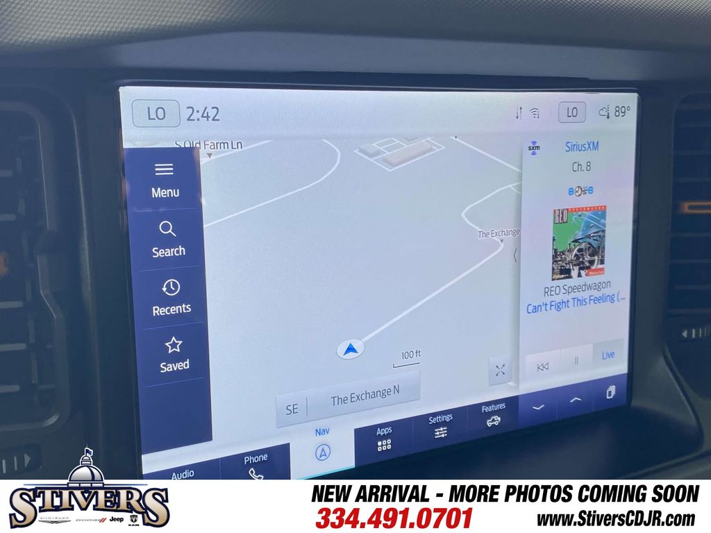 2022 Oxford White Ford Bronco Badlands 4X4 SUV