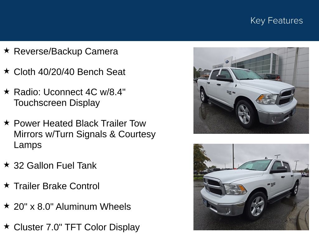 2021 Ram 1500 Classic Tradesman Crew Cab 4x4 5'7" Box