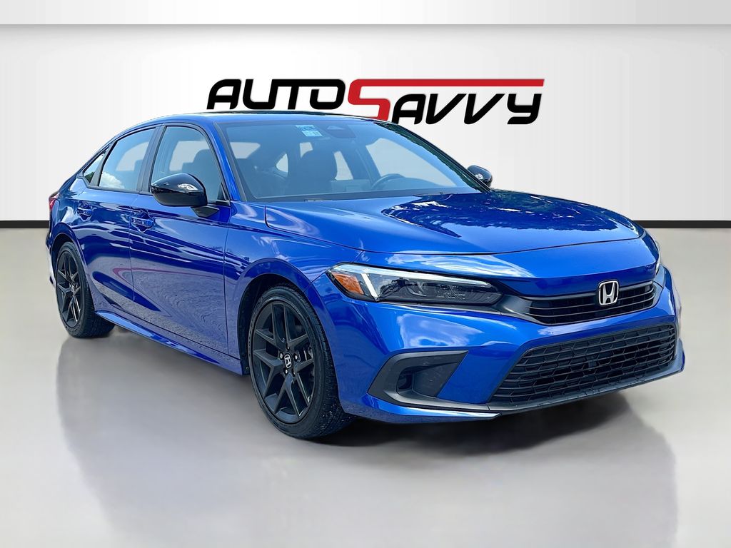 2023 Honda Civic Sport Blue at Emmons Autoplex
