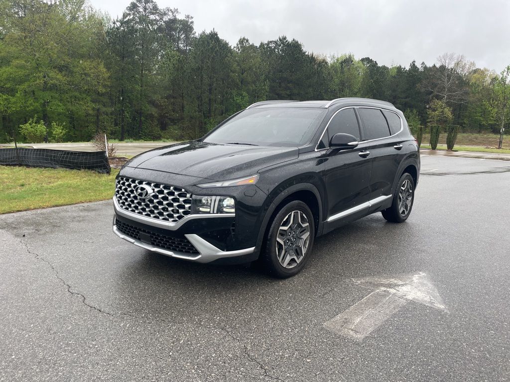 Twilight Black 2021 Hyundai Santa Fe Limited FWD SUV / Crossover Front-Wheel Drive Automatic