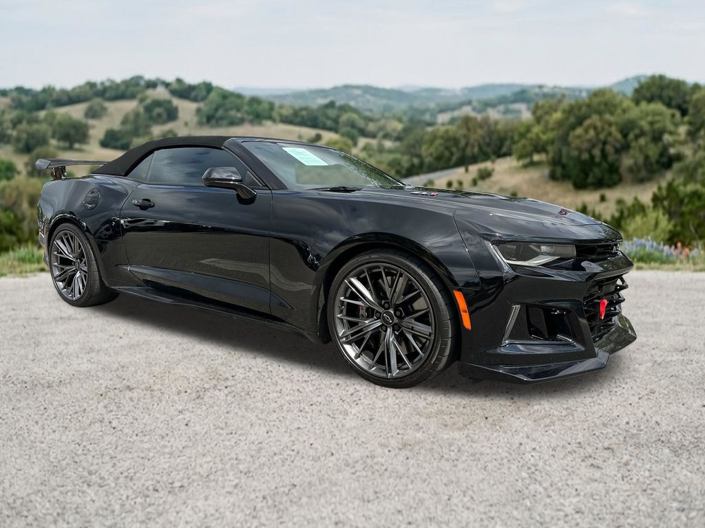 Black 2023 Chevrolet Camaro ZL1 Convertible RWD Convertible Rear-Wheel Drive Automatic