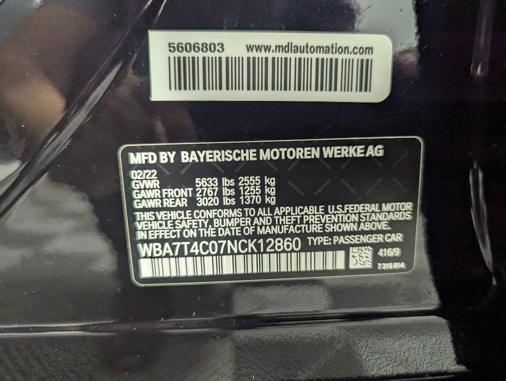 2022 BMW 7-Series 740i xDrive photo
