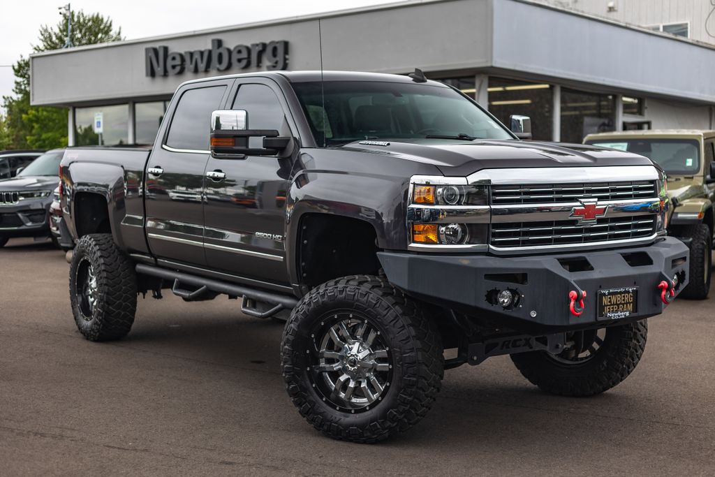 Gray (Tungsten Metallic) 2015 Chevrolet Silverado 2500HD Pickup Truck Four-Wheel Drive 6-Speed Automatic