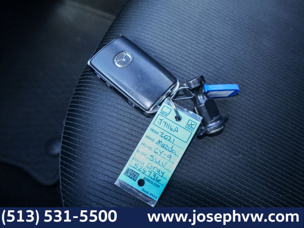 Machine Gray 2021 Mazda CX-9 Sport AWD SUV / Crossover All-Wheel Drive 6-Speed Automatic