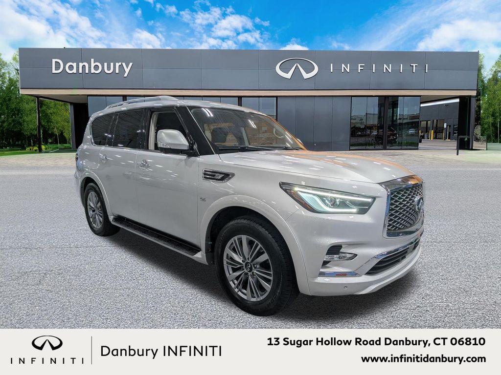 Gray (Liquid Platinum) 2019 INFINITI QX80 SUV / Crossover All-Wheel Drive 7-Speed Automatic