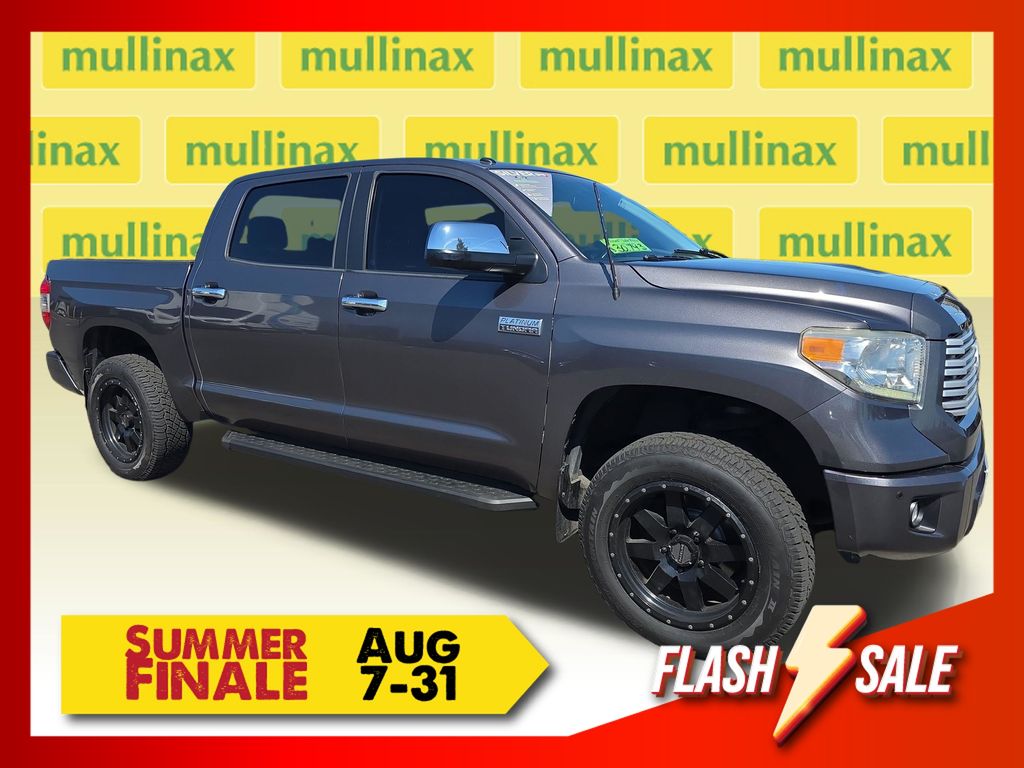 Magnetic Gray Metallic 2015 Toyota Tundra Pickup Truck Four-Wheel Drive 6-Speed Automatic Overdrive