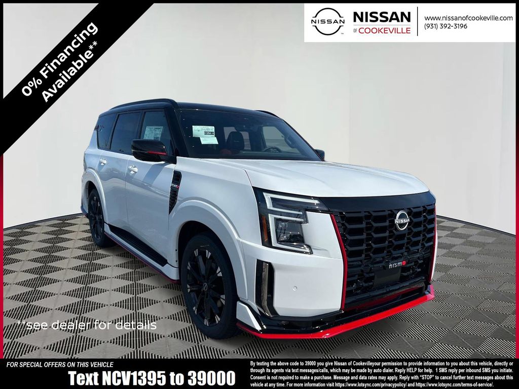 White Pearl 2026 Nissan Armada NISMO 4WD SUV / Crossover Four-Wheel Drive 9-Speed Automatic