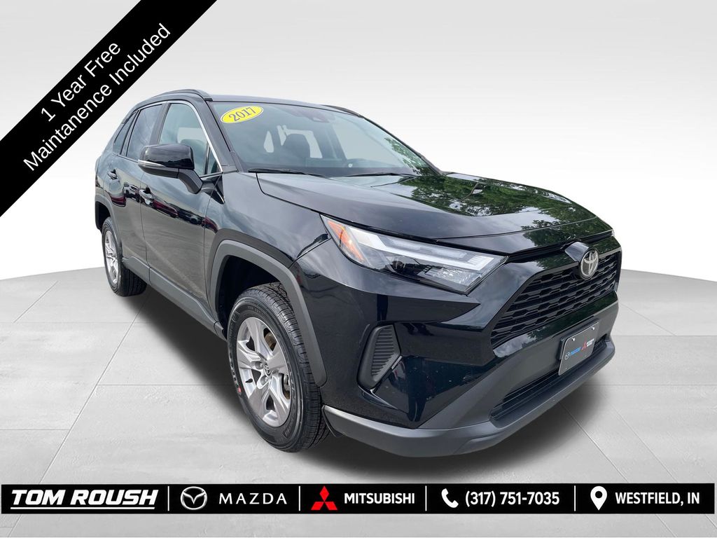 Midnight Black Metallic 2025 Toyota RAV4 SUV / Crossover Front-Wheel Drive 8-Speed Automatic