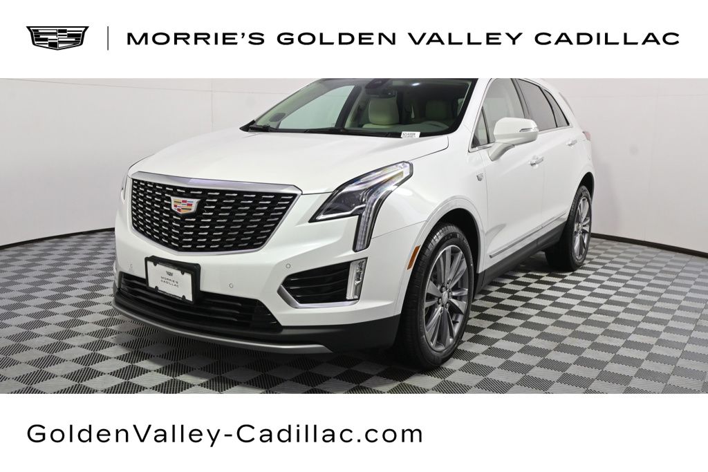Crystal White 2025 Cadillac XT5 SUV / Crossover Four-Wheel Drive 9-Speed Automatic
