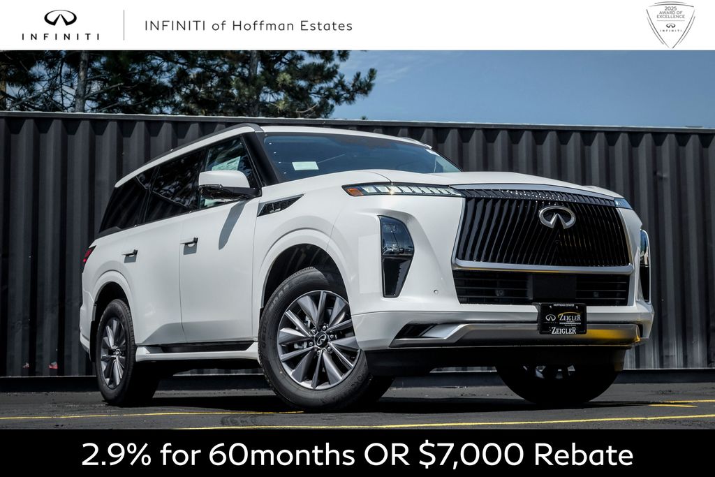 Radiant White 2027 INFINITI QX80 SUV / Crossover All-Wheel Drive 9-Speed Automatic