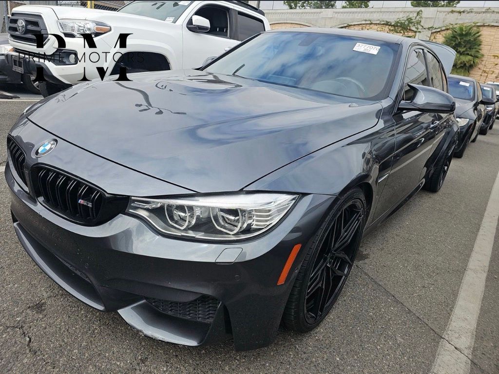 Mineral Gray Metallic 2016 BMW M3 Sedan Rear-Wheel Drive 6-Speed Manual