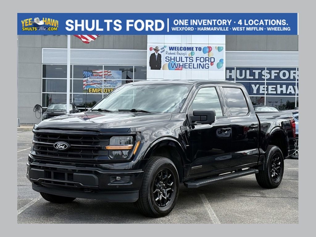 Agate Black Metallic 2024 Ford F-150 Pickup Truck Four-Wheel Drive Automatic