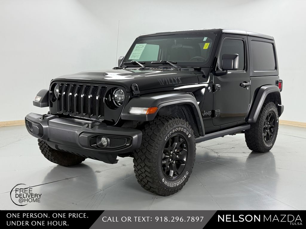 Black Clearcoat 2022 Jeep Wrangler Willys 4WD SUV / Crossover Four-Wheel Drive 8-Speed Automatic