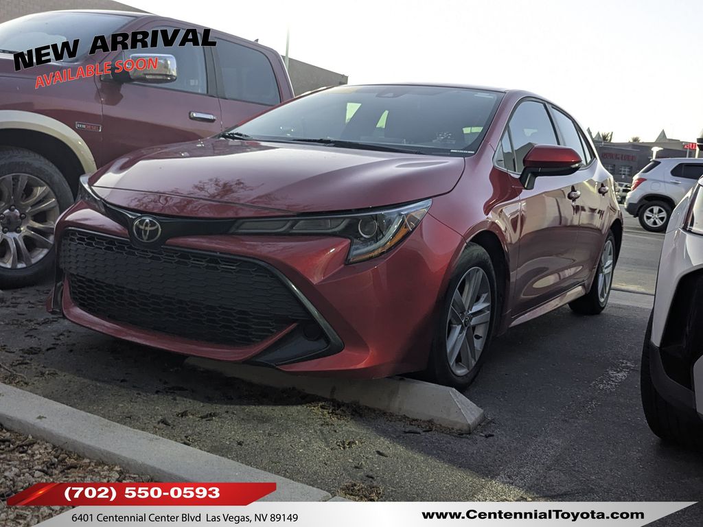 Red 2022 Toyota Corolla Hatchback Hatchback Front-Wheel Drive Continuously Variable Transmission