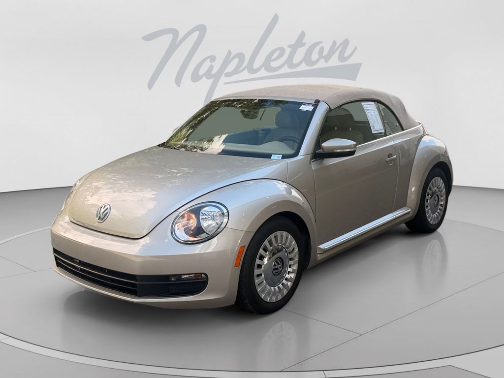 Moonrock Silver Metallic 2015 Volkswagen Beetle Convertible Front-Wheel Drive 6-Speed Automatic