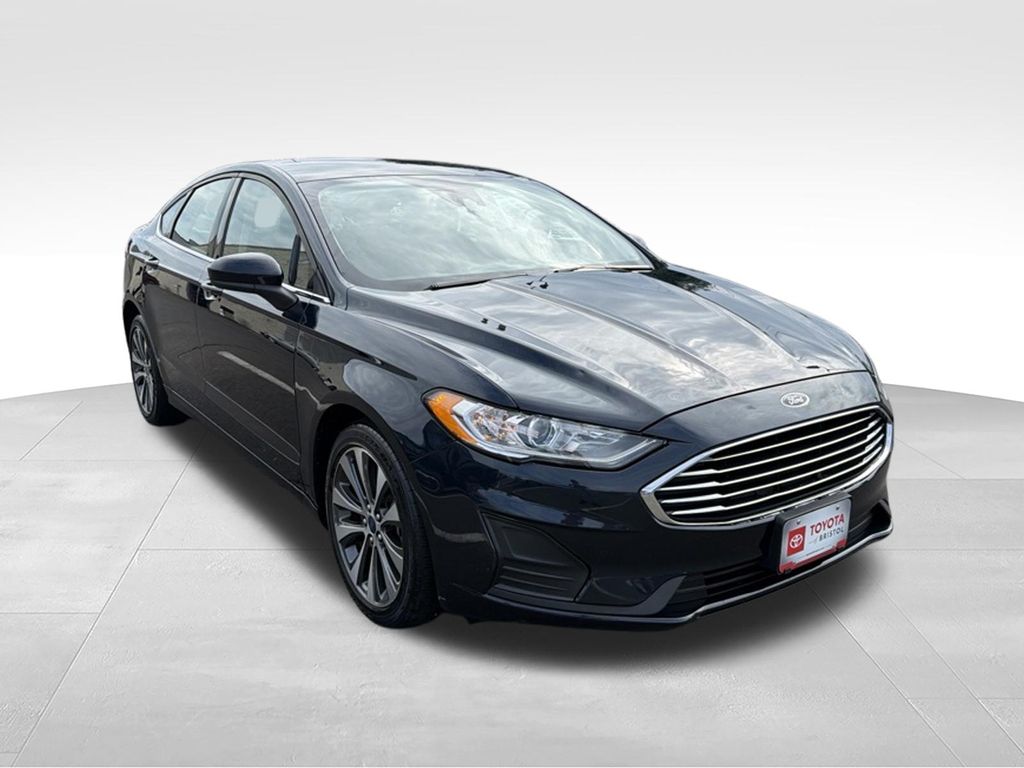 Blue Metallic 2020 Ford Fusion Sedan All-Wheel Drive 6-Speed Automatic