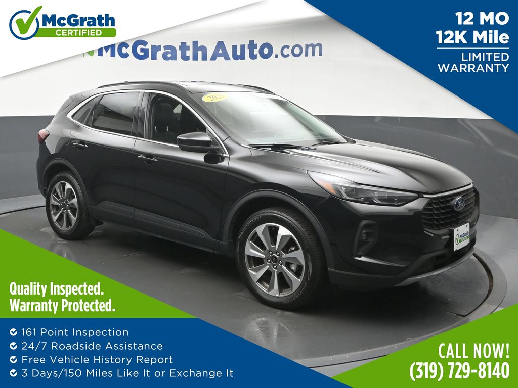 Black Metallic 2025 Ford Escape SUV / Crossover All-Wheel Drive 8-Speed Automatic