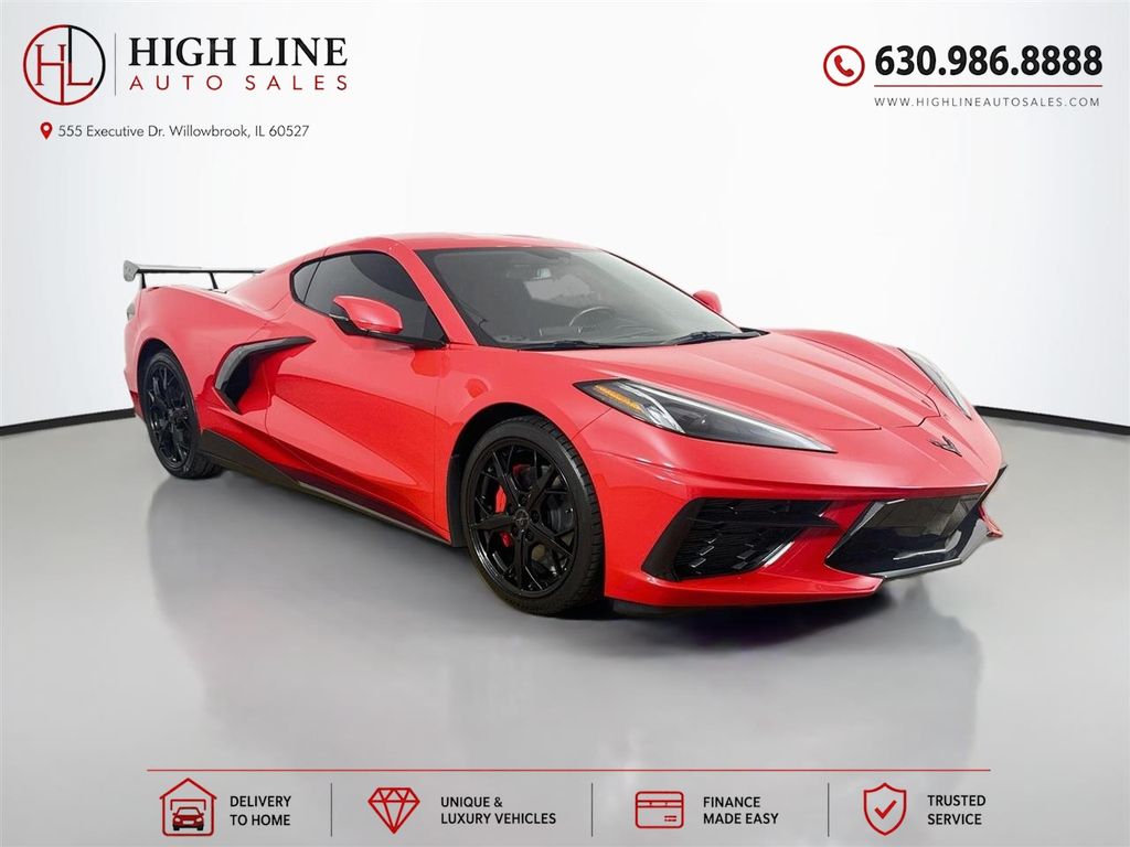 Torch Red 2020 Chevrolet Corvette Coupe Rear-Wheel Drive 8-Speed Dual Clutch