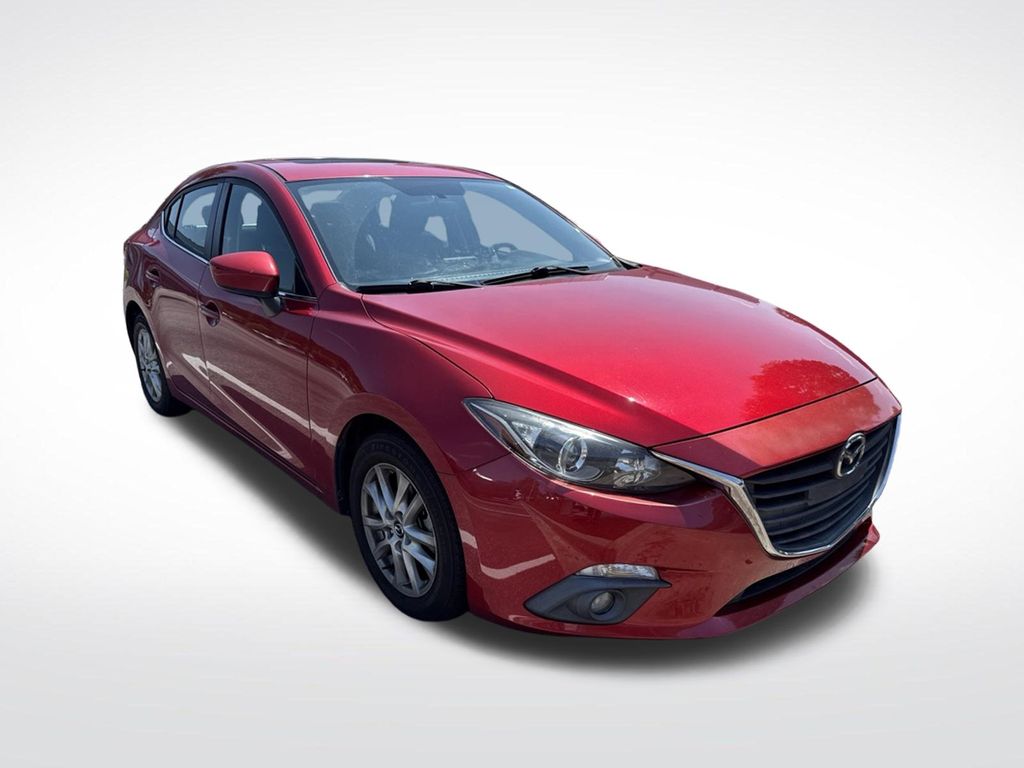 Soul Red Metallic 2015 Mazda MAZDA3 Sedan Front-Wheel Drive 6-Speed Automatic