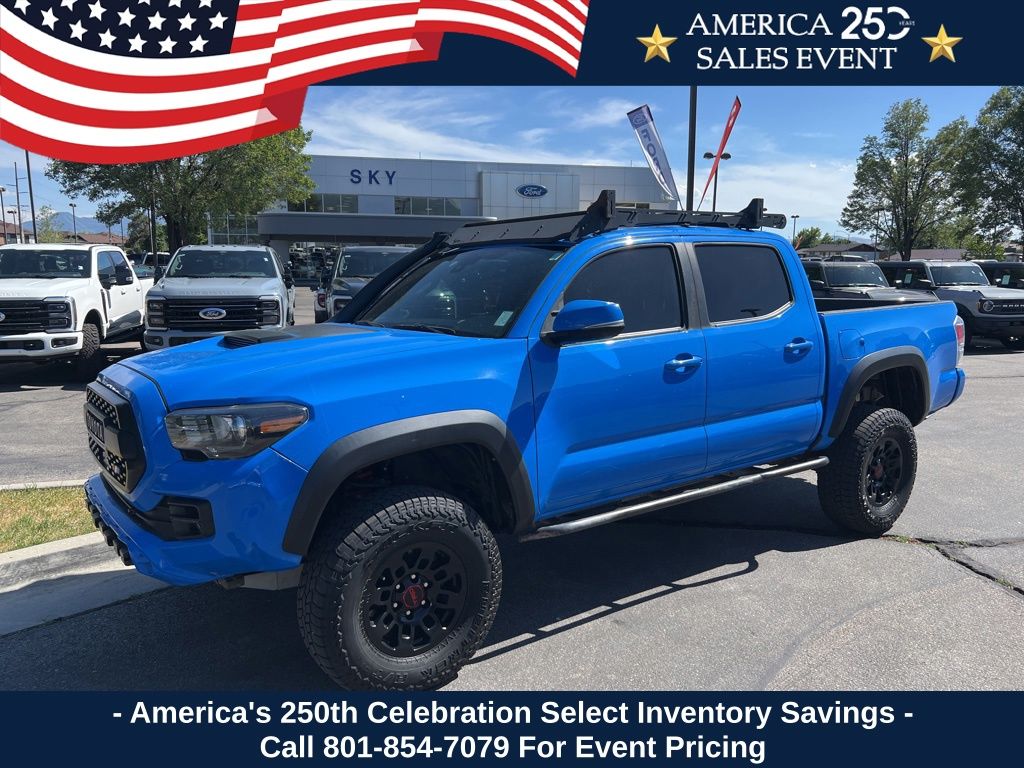 Voodoo Blue 2019 Toyota Tacoma Pickup Truck Four-Wheel Drive 6-Speed Automatic