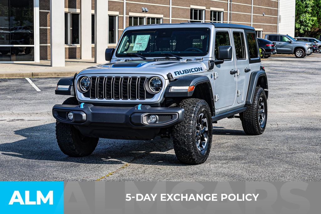 Used 2024 Silver Jeep Rubicon 4xe image 4