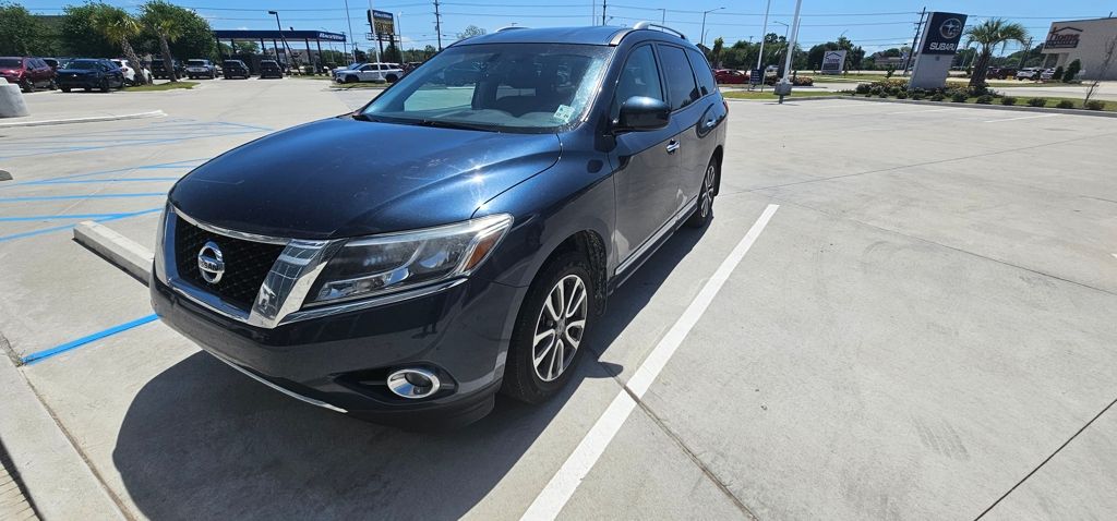 Arctic Blue Metallic 2015 Nissan Pathfinder SL SUV / Crossover Front-Wheel Drive Continuously Variable Transmission