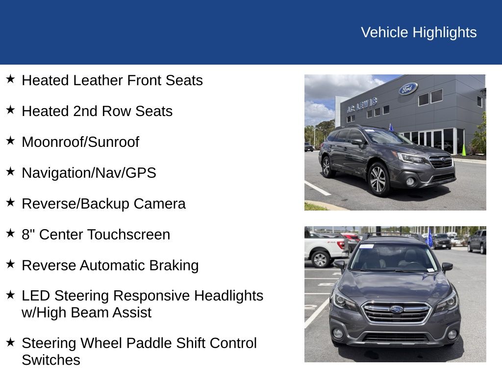 2019 Subaru Outback 2.5i Limited