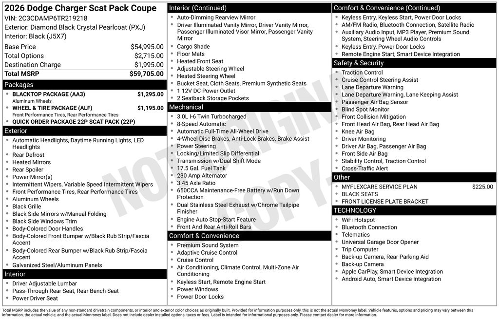 New 2026 Black Dodge Scat Pack image 6