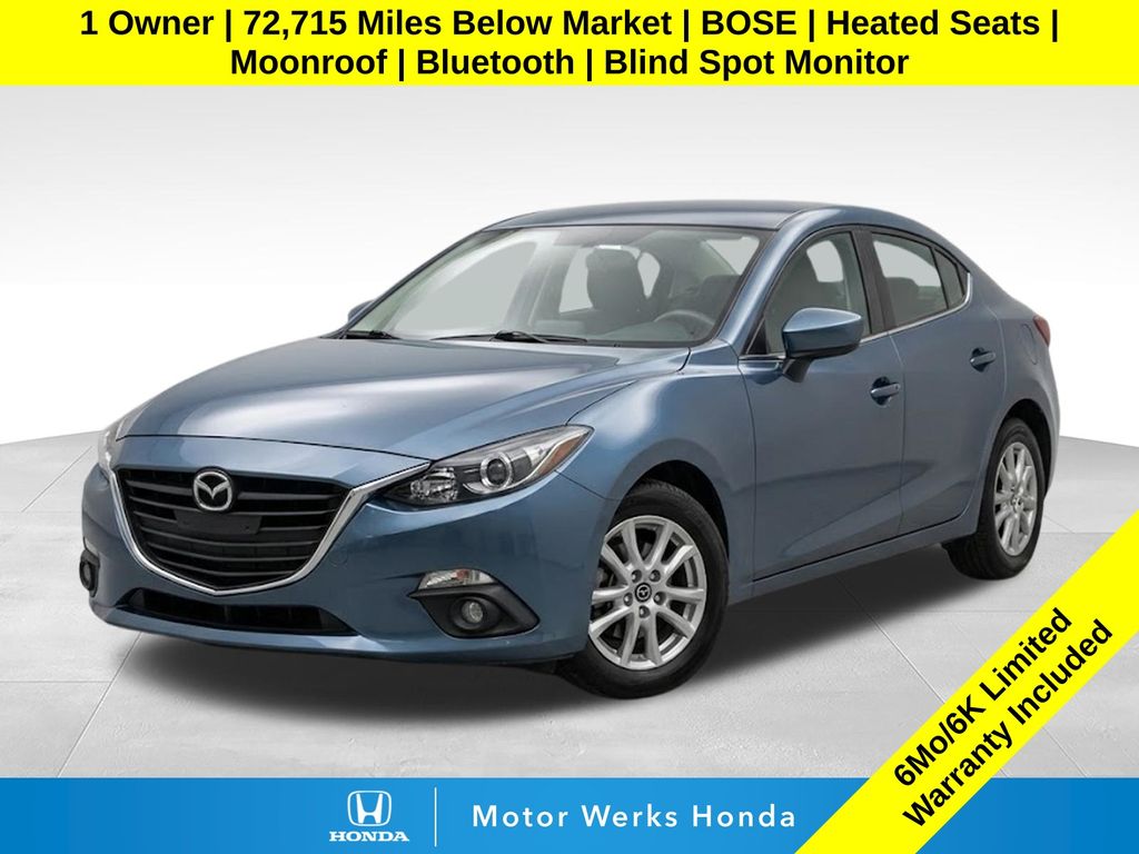 Blue Reflex Mica 2016 Mazda MAZDA3 Sedan Front-Wheel Drive 6-Speed Automatic