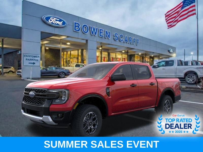 Ruby Red Metallic Tinted Clearcoat 2025 Ford Ranger Pickup Truck Four-Wheel Drive Automatic