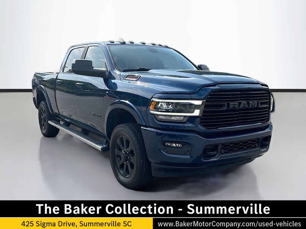 Patriot Blue Pearlcoat 2022 RAM 3500 Pickup Truck Four-Wheel Drive 6-Speed Automatic