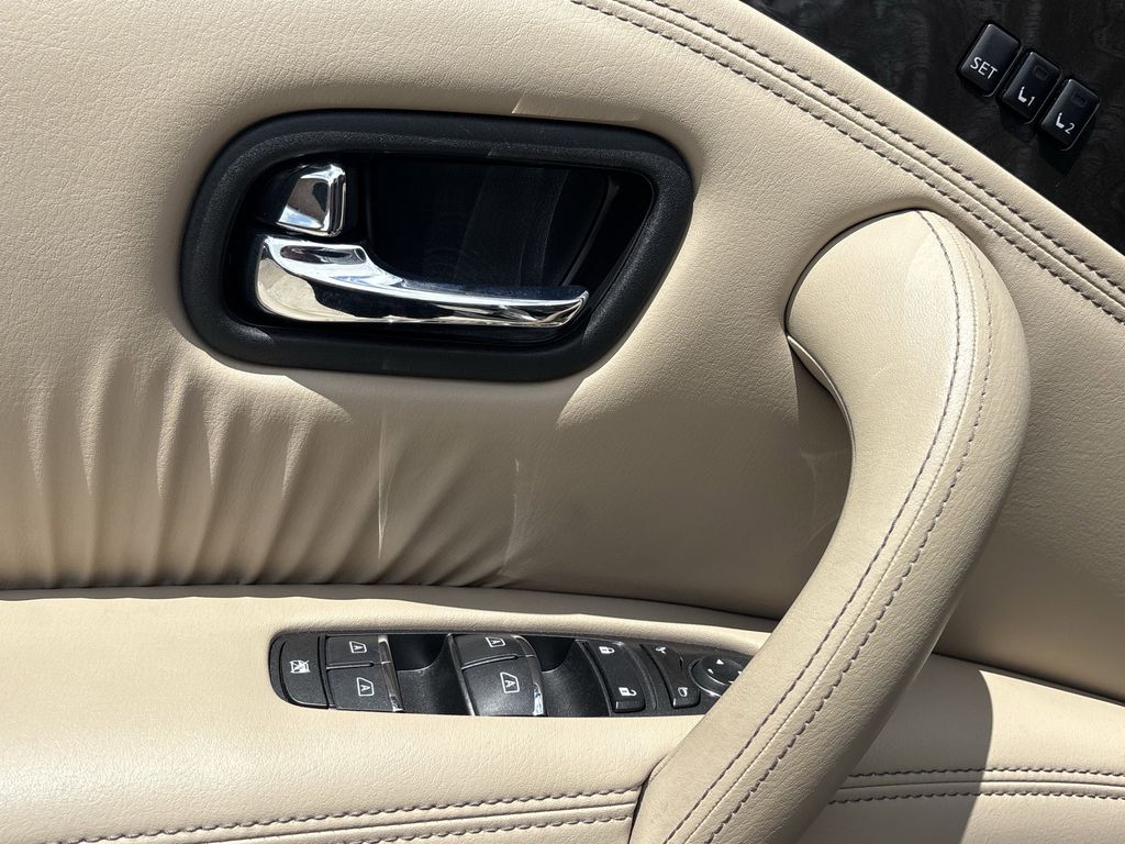 2023 Nissan Armada Platinum White at Central Houston Nissan