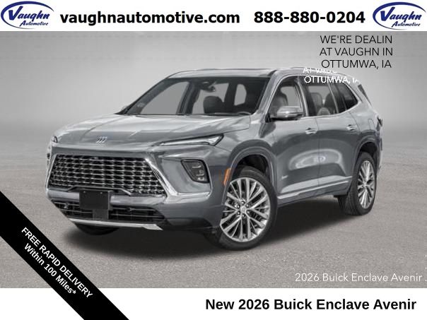 Moonstone Gray Metallic 2026 Buick Enclave SUV / Crossover Four-Wheel Drive 8-Speed Automatic