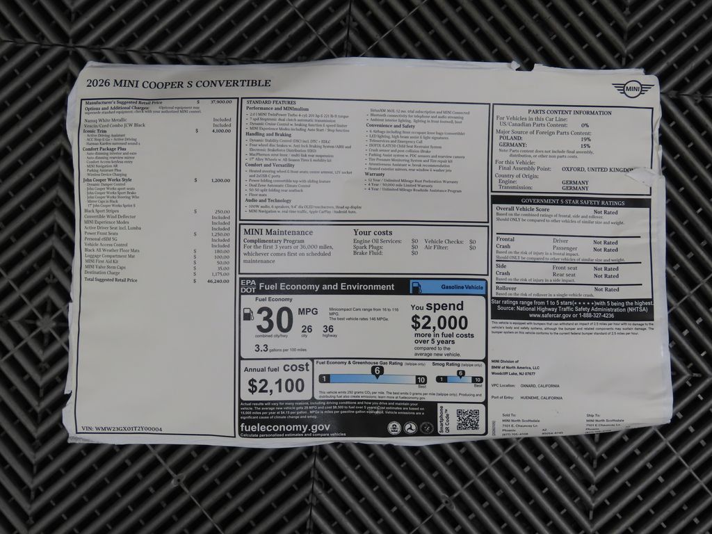 Thumbnail: 2026 MINI Cooper - 17