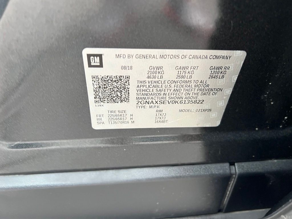 Used 2019 Chevrolet Equinox SUV