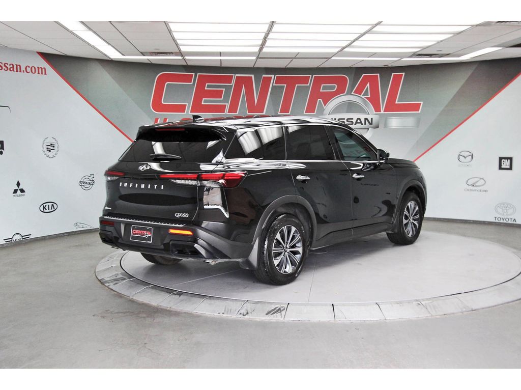 2025 INFINITI QX60 PURE Black at Central Houston Nissan