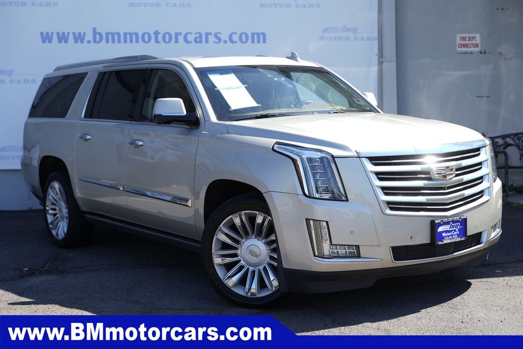 Silver Coast Metallic 2015 Cadillac Escalade ESV SUV / Crossover Four-Wheel Drive 8-Speed Automatic