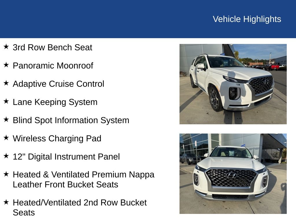 2021 Hyundai PALISADE Calligraphy