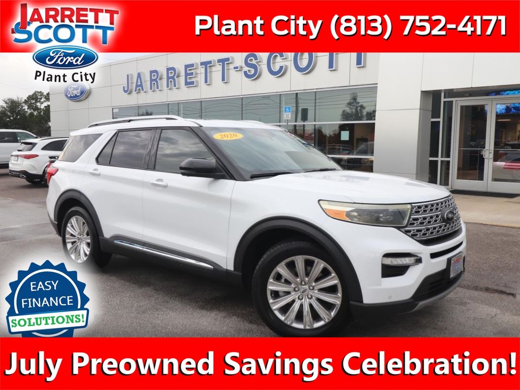 Oxford White 2020 Ford Explorer SUV / Crossover Rear-Wheel Drive Automatic