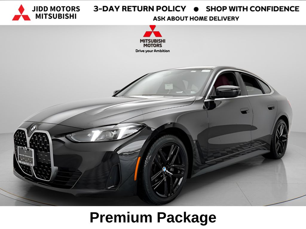 Black Sapphire Metallic 2025 BMW 4 Series 430i Gran Coupe xDrive Sedan All-Wheel Drive 8-Speed Automatic